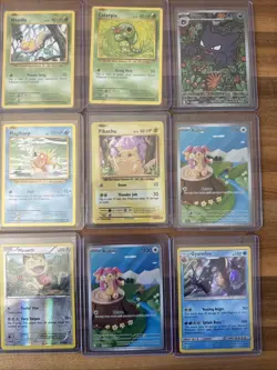 Pokemon Card Lot NM Condition Pikachu Raquaza Gengar Gyarados and More See Pics - Image 2