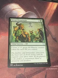 Elvish Promenade X1 Mtg Kaldheim Commander Nm - Image 1
