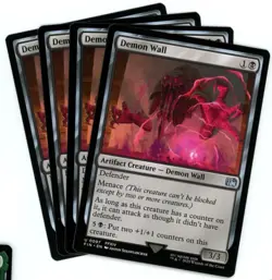 x4 Demon Wall - 0097 - Final Fantasy - MTG - NM/M - Image 1