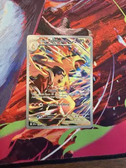 Ethan's Typhlosion Pokemon Destined Rivals 190/182 Illustration Rare NM 190/182 - Image 1