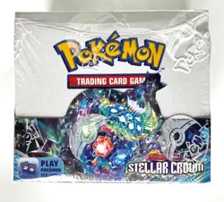 Stellar Crown Booster Box (Pokemon TCG Scarlet & Violet), Factory Sealed - Image 1