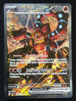 Volcanion ex 182/159 NM Journey Together Pokemon Special Illustration Rare SIR - Image 1