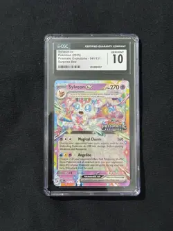 Sylveon Ex #41 Pokemon Prismatic Evolutions (Stamped) Gem Mint CGC 10 - Image 1