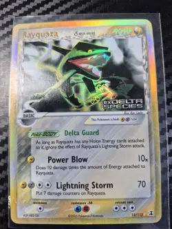 POKEMON TCG :RAYQUAZA REVERSE HOLO 13/113 LP READ DESCRIPTION - Image 1
