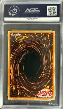 2002 Yu-Gi-Oh! Korean UR/Dark Magician LGD. of BL. Eys. Wht. Drg. AGS 9 - Image 2