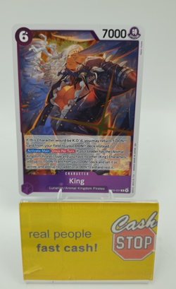 King EB04-031 R Foil The Azure Sea's Seven One Piece English TCG - Image 1