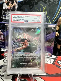 Roronoa Zoro Alt Art Leader OP12-020 Legacy of The Master PSA 10 - Image 2
