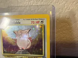 Pokemon TCG Clefable Holo Unlimited Rare Card Jungle Base Set 1/64 - Image 4