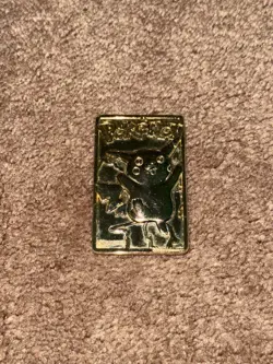Pokemon Vintage 1999 23K Gold Plated Card Burger King Limited Edition Pikachu - Image 2