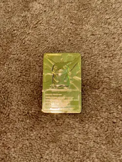 Pokemon Vintage 1999 23K Gold Plated Card Burger King Limited Edition Pikachu - Image 4
