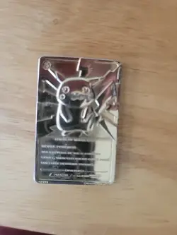 1999 Pikachu Pokemon 24K Gold Plated Trading card Limited Edition Burger King - Image 2