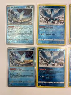 POKEMON TCG ARTICUNO Card Lot Of 6 Holo Rare Reverse Holo POKEMON GO - Image 2
