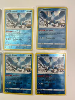 POKEMON TCG ARTICUNO Card Lot Of 6 Holo Rare Reverse Holo POKEMON GO - Image 3