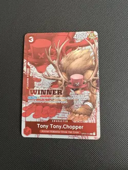 Tony Tony Chopper OP04-010 Winner Card One Piece Tcg - Image 1