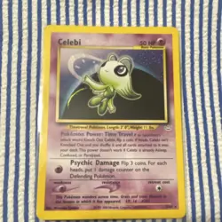 POKEMON CELEBI #16/64 - HOLO RARE - NEO REVELATION - 50HP - 2000 TCG CARD - Image 1