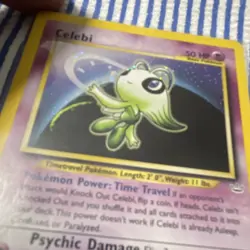 POKEMON CELEBI #16/64 - HOLO RARE - NEO REVELATION - 50HP - 2000 TCG CARD - Image 3