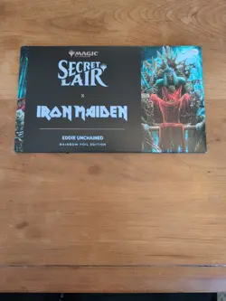 Iron Maiden Eddie Unchained Secret Lair Magic the Gathering MTG Rainbow Foil New - Image 1