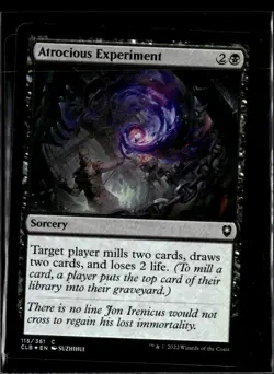 MTG Attrocius Experiment 118/361 Battle for Baldur's Gate Holo Lot 2 LP - Image 1