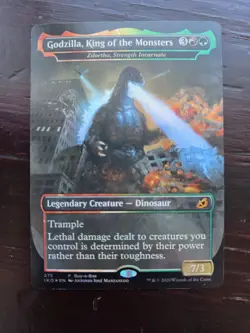 Godzilla, King of the Monsters Foil - Buy-A-Box Promo Magic The Gathering IKO LP - Image 1