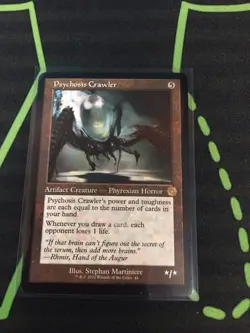 MTG Magic The Gathering Psychosis Crawler BRR Rare Retro Frame Artifact - Image 1