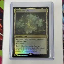 Magic the Gathering #260 Three Tree City Foil - Image 3