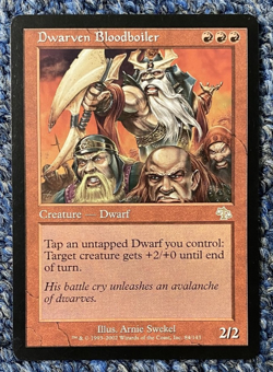 2002 MTG "Dwarven Bloodboiler" !!LIGHTLY PLAYED!! Judgment #84/143 Rare FREE S&H - Image 1