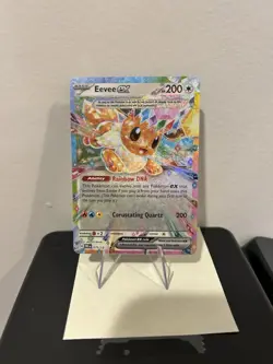 Pokemon TCG Eevee EX 75/131 Prismatic Evolutions Double Rare Holo - Image 1
