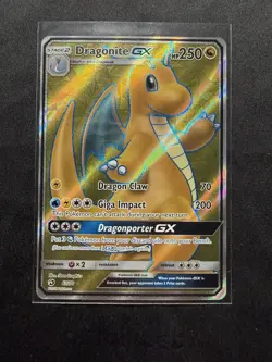 Pokemon - Dragonite GX 67/70 Full Art- Dragon Majesty Holo NM - Image 1