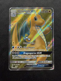 Pokemon - Dragonite GX 67/70 Full Art- Dragon Majesty Holo NM - Image 2