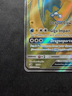 Pokemon - Dragonite GX 67/70 Full Art- Dragon Majesty Holo NM - Image 5