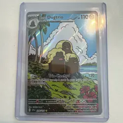 Alolan Dugtrio - 208/191 - Pokemon Surging Sparks Illustration Rare NM - Image 1