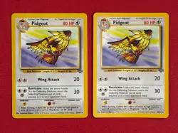 Pidgeot 24/64 Lot of 2 Pokemon TCG Jungle Set Good Condition - Image 1