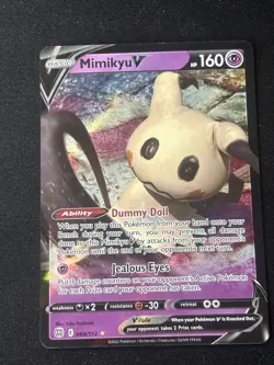 Pokemon TCG Mimikyu V Sword & Shield: Brilliant Stars 068/172 Holo Ultra Rare - Image 1