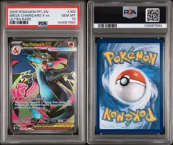 Pokemon Mega Charizard X ex 109 Holo Ultra Rare - PSA 10 - FLASH SALE LIVE - Image 1