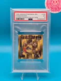 PSA 5 - 1998 AMADA POKEMON JAPANESE HYPER STICKER COLLECTION 185 KANGASKHAN - Image 1