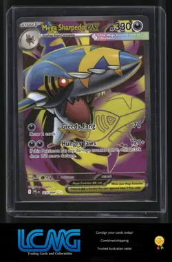 Pokemon TCG ME02: Phantasmal Flames #113/094 Mega Sharpedo ex A9L - Image 1