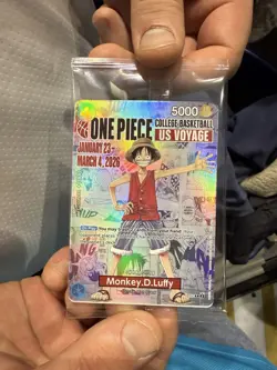 One Piece CCG Monkey.D.Luffy BVB x One Piece Match day ‘25 ST13-003 Gonzaga - Image 1