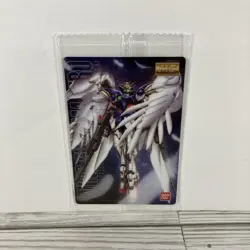 XXXG-00W0 WING GUNDAM ZERO 052 GUNDAM Wafer Card BANDAI NEW - Image 3