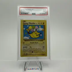 PSA 9 MINT -Flying Pikachu 2016 XY Evolutions 110/108 Secret Rare Pokemon Card - Image 1