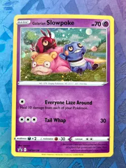 Galarian Slowpoke SWSH126 SWSH: Sword & Shield Promo Cards Cosmos Holo - Image 1