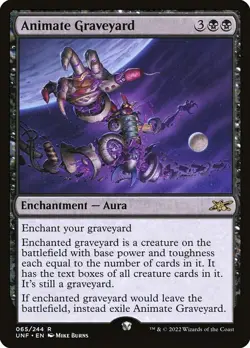 Animate Graveyard - Unfinity | MTG Card - Image 1