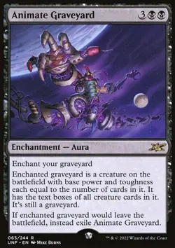 Animate Graveyard - Unfinity | MTG Card - Image 3