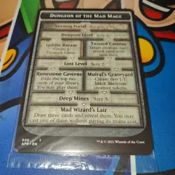 Free Shipping MTG Sealed NEW Adventures Forgotten Realms Oversized Dungeon Cards - Image 1