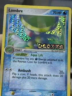 Lombre 33/107 EX Deoxys 2005 Reverse Holo Pokemon Card TCG - Image 5