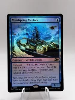 Mindspring Merfolk 0051 Foil Aetherdrift DFT MTG NM - Image 1