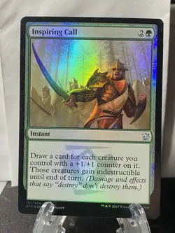Inspiring Call Dragons Of Tarkir: FIRST PRINT (FOIL) - Image 1