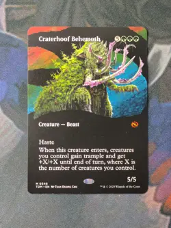 Craterhoof Behemoth - Borderless | Tarkir: Dragonstorm | NM | MTG - Image 1
