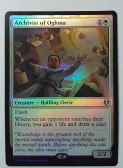 Archivist of Oghma *FOIL Rare* Magic MtG x1 CLB Baldur's Gate - Image 1