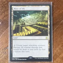 Maze of Ith Land Eternal Masters Rare Regular Magic: The Gathering #241/249 - Image 1