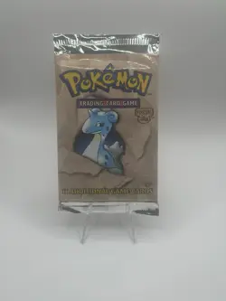 Pokemon TCG 1999 1st Edition Fossil Booster Pack Lapras Art WOTC Sealed Vintage - Image 1